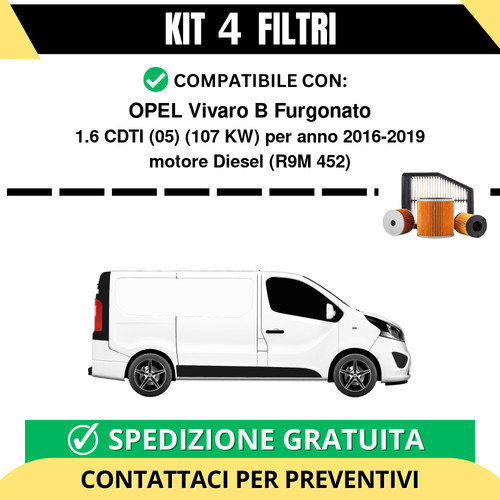 Kit filtri tagliando - 4,