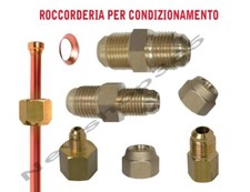 RACCORDI CONDIZIONAMENTO STRINGERE PER TUBO RAME 1/4-3/8-1/2-3/4 CONDIZIONATORI