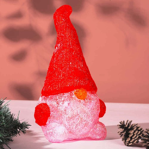 Gnomo folletto figura acrilica - gnomo,