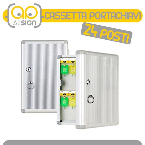 Cassetta portachiavi ganci - cassetta, 24