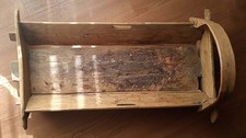 Culla a dondolo Antica  in Legno, anche per bambole, portariviste - Smontabile