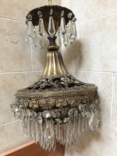 Vecchio lampadario mongolfiera - lampadario,