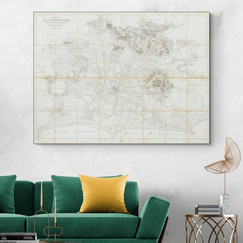 Mappa della regione lazio - mappa,