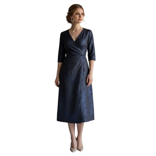 Abito midi kay - kay, navy