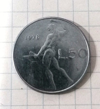 RARA Moneta da 50 Lire 1978