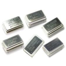 2PZ OSCILLATORI CRISTALLO Rettangolo DIP14 / DIP-14 FREQUENZA 1MHZ-125MHZ 5V NUOVO