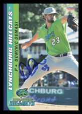 2017 Lynchburg Hillcats DOMINIC DEMASI carta firmata autografo auto INDIANS VALDOS
