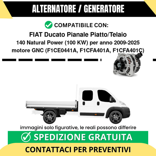 Alternatore fiat ducato - alternatore,
