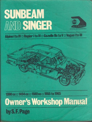 Manuale sunbeam alpine sports - alpine,