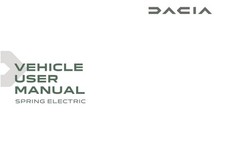 DACIA SPRING -Manuale utente