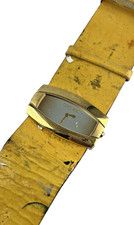 Orologio Roberto Cavalli Donna 40mm Quarzo Giallo Cinturino Rovinato Usato