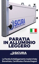Paratia Antiallagamento su Misura da 60 cm a 120 cm alta 20/40cm- "SICURA"