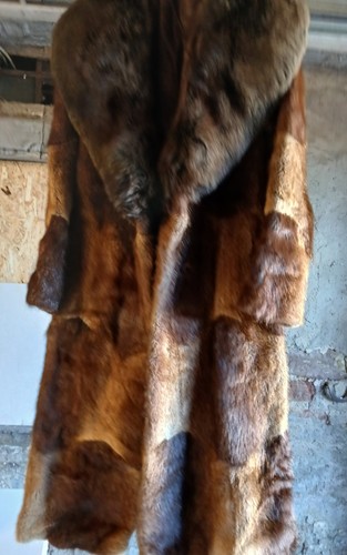 Cappotto pelliccia topo