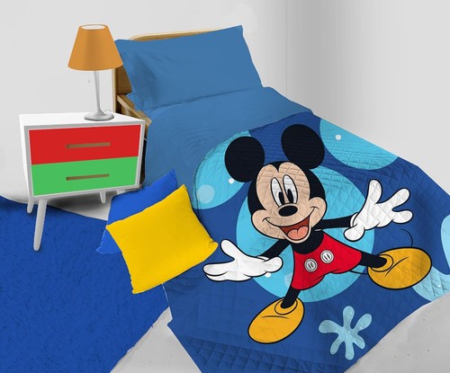 Topolino copriletto trapuntato - topolino,