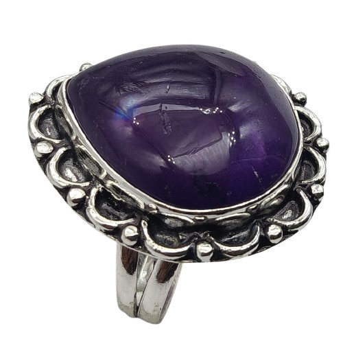 Anello placcato argento antico