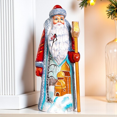 Statuina babbo natale russo - statuina,