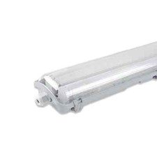 PLAFONIERA STAGNA NEON IP66 LED PER ESTERNO 150 DOPPIA NEON LED INCLUSI 5600lm