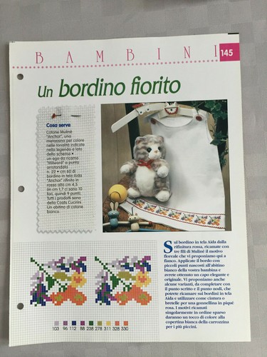 Schema punto croce bambini - punto, un