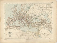 Carta geografica antica EUROPA