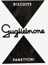 PUBBLICITA 1945 PANETTONI BISCOTTI GUGLIELMONE MILANO STABILIMENTI MORTARA 