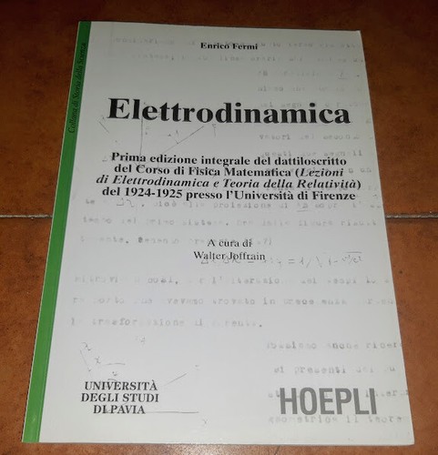 Fermi elettrodinamica prima - elettrodinamica,