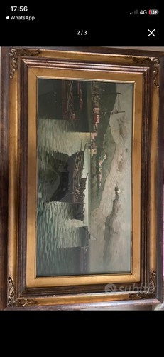 Quadro olio tela vittorio - olio,