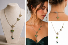 Collana artigianale farfalle - farfalle,