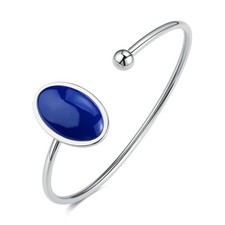 Sagapo Bracciale Ovale Blu