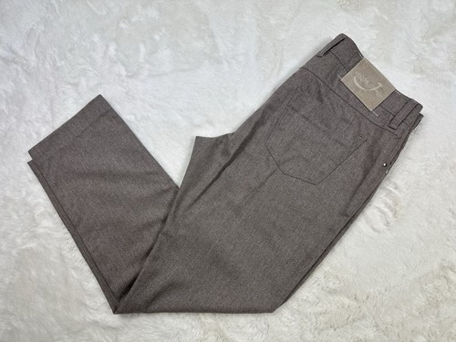 Pantalone lana flanella fatto