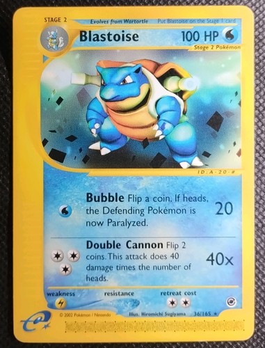 Blastoise 165 expedition - blastoise,