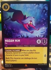 Lorcana " MADAM MIM " 46/204 EN-2 Prima Edizione Inglese 