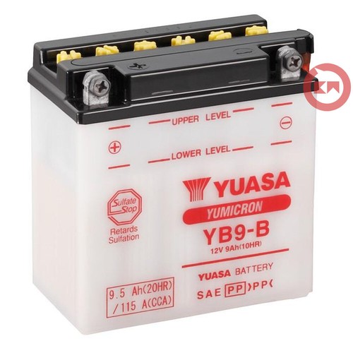 Batteria yuasa yb9 - batteria, yb9-b