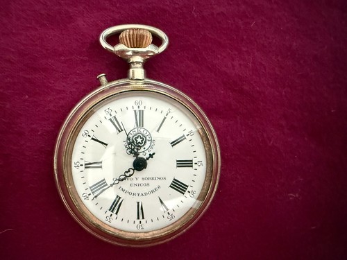 Raro orologio tasca roskopf - da,