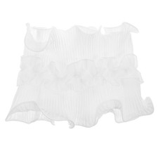 Colletto staccabile con volant bianco Colletto finto da