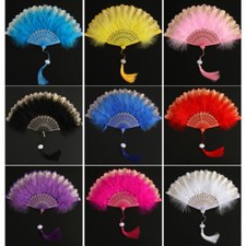 1pc Pizzo Piume Pieghevole