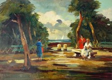 Quadro Renato Natali . Ottime condizioni  .