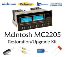 Amplificatore McIntosh MC2205 ricostruzione restauro recap upgrade kit riparazione