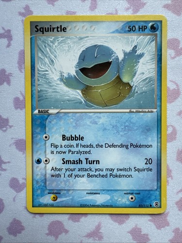 Squirtle 112 firered - 83/112, &