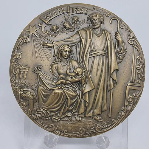 Medaglia bronzo natale - medaglia,