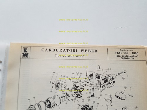 Weber carburatore adf - weber,