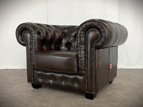 Poltrona chesterfield pelle - poltrona,
