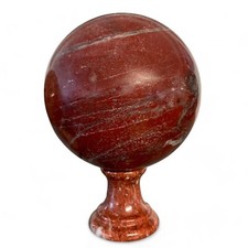Red Marble Ball with Sphere