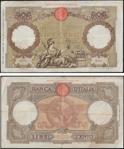 100 lire aquila romana roma - 100,