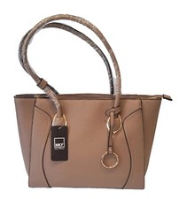 Borsa donna MKF By Mia Le Farrow grande toupe vegan top pelle doppio manico