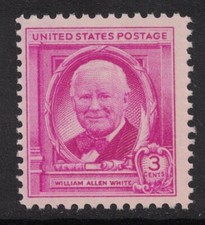 Scott 960- William Allen Bianco, Journalist- MNH 3c 1948- Non Usato Mint