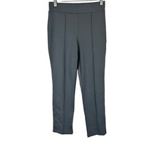 LOGO by Lori Goldstein Regular Ponte Knit Straight Leg Pants Iron Gate XXS Size