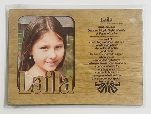Calamita cornice legno incisa