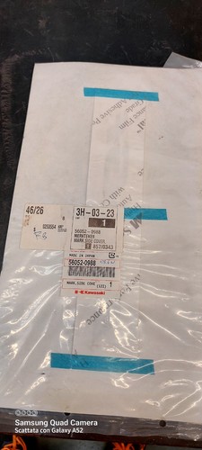 Adesivo kawasaki er6 scritta - adesivo, n