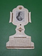 santino HolyCard Relic Reliquia Santa Caterina Da Bologna 