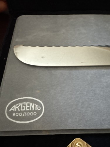 Coltello argento 800 - in,